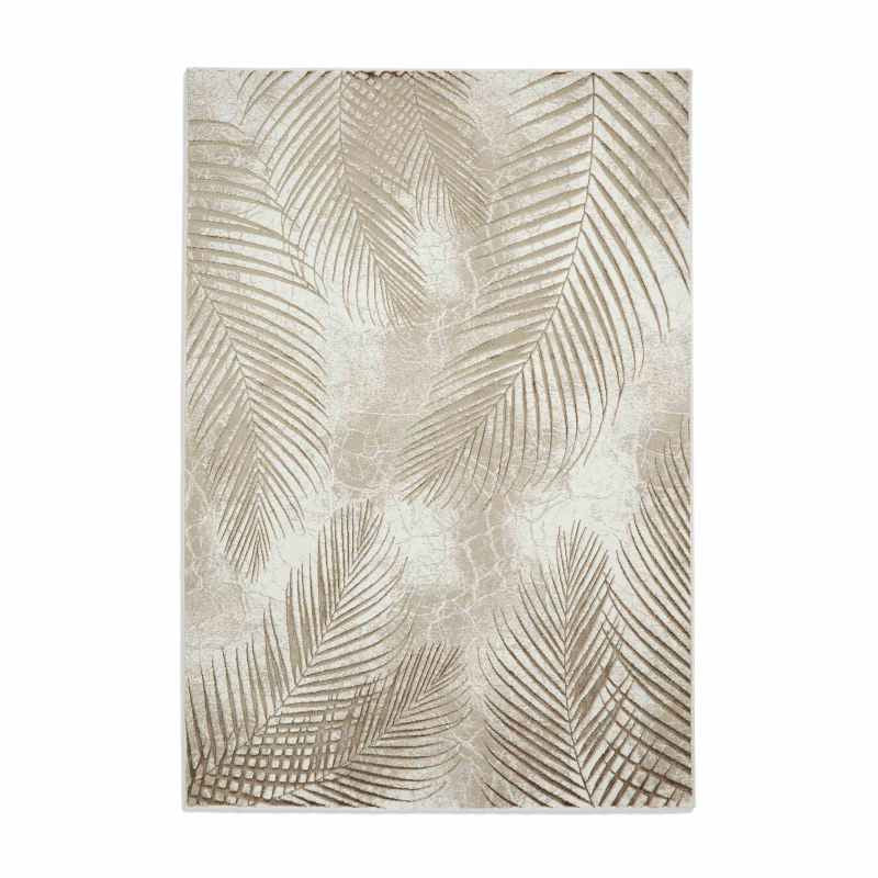 Creation 50051 Botanical Rugs in Beige Bronze