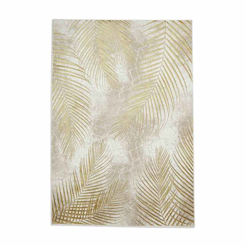 Creation 50051 Botanical Rugs in Beige Gold