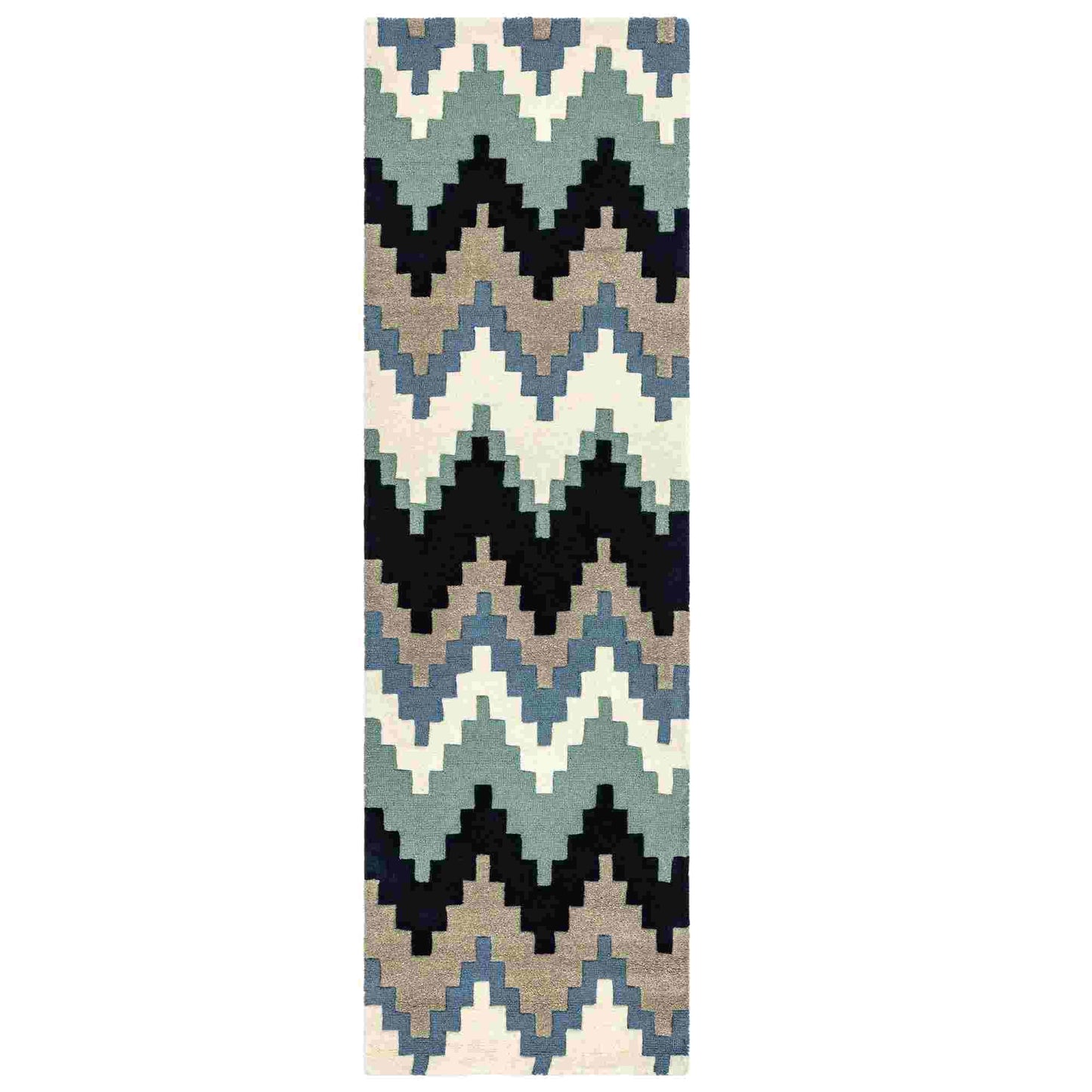 Matrix MAX70 Cuzzo Hallway Runner Rugs in Blue