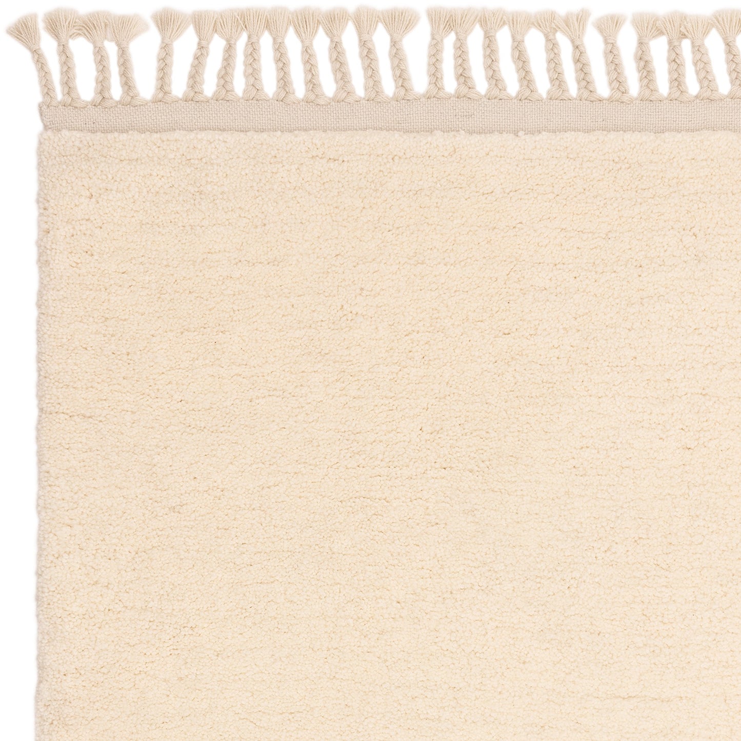 Fes FE04 Moroccan Berber Carved Boho Rugs in Cream White