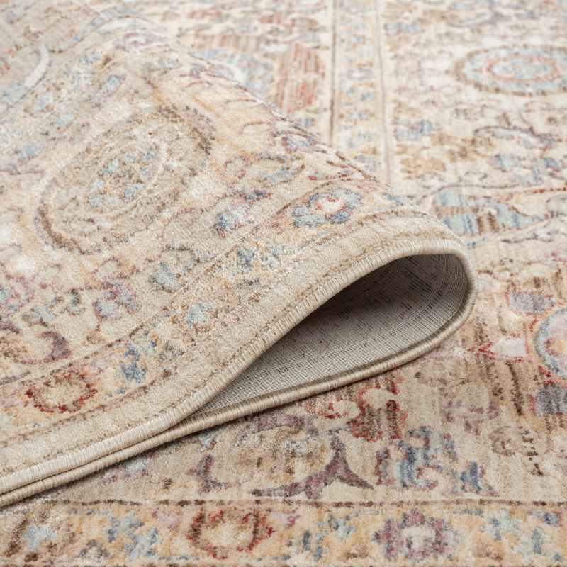 Alia 893GC Traditional Medallion Rugs in Beige Light Brown