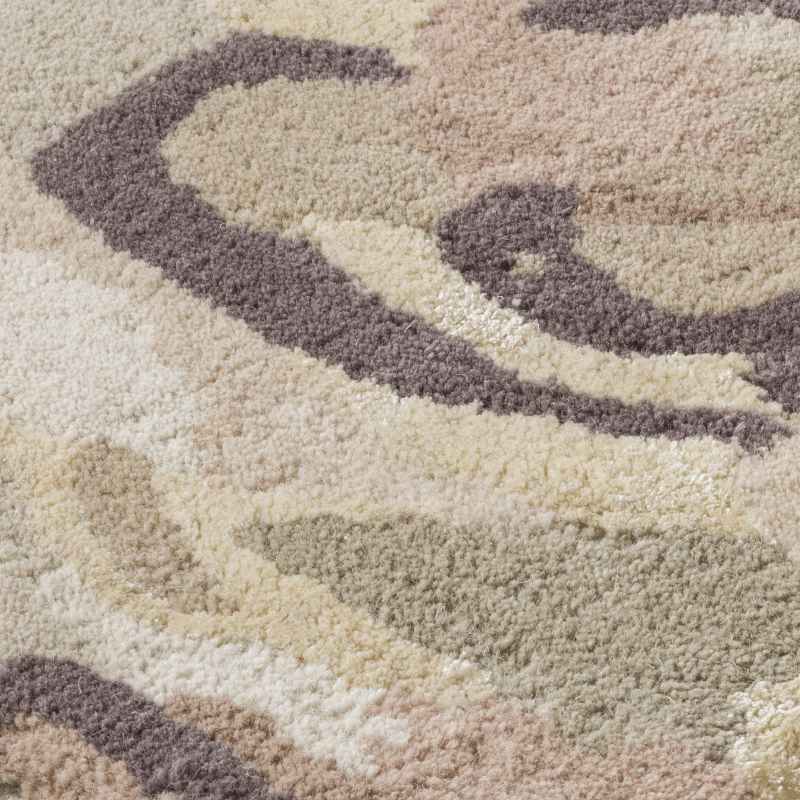 Gosford Floral 081307 Rug by Laura Ashley in Natural Sage Green