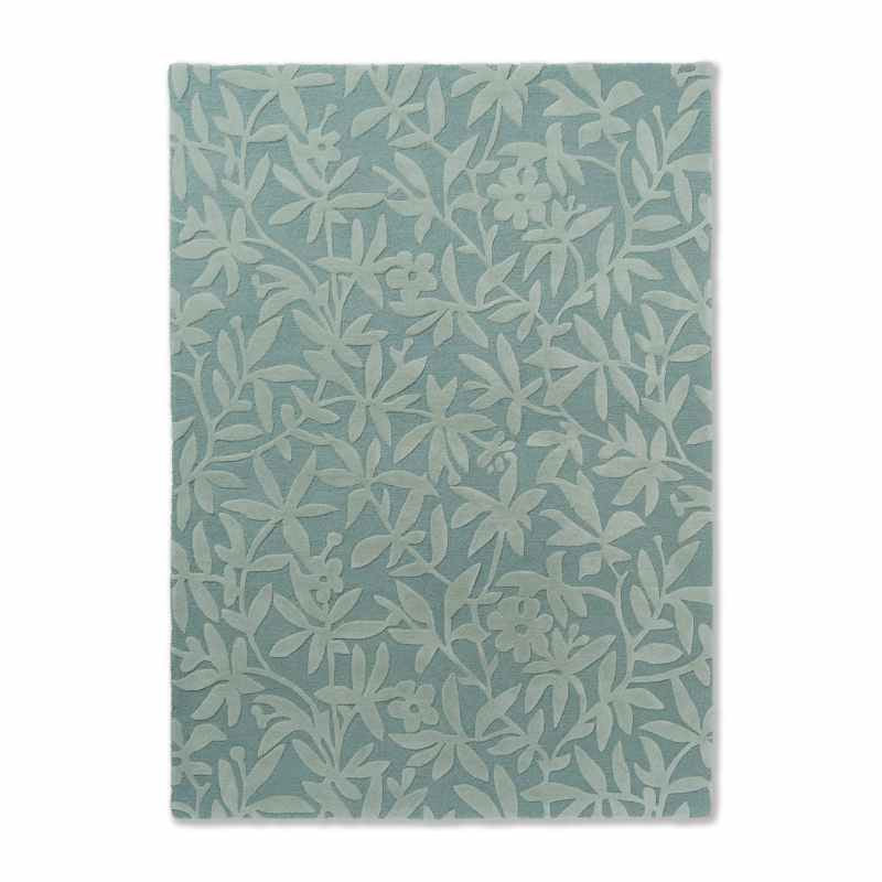 Cleavers 080907 Rug by Laura Ashley in Duck Egg Green