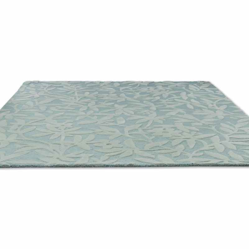 Cleavers 080907 Rug by Laura Ashley in Duck Egg Green
