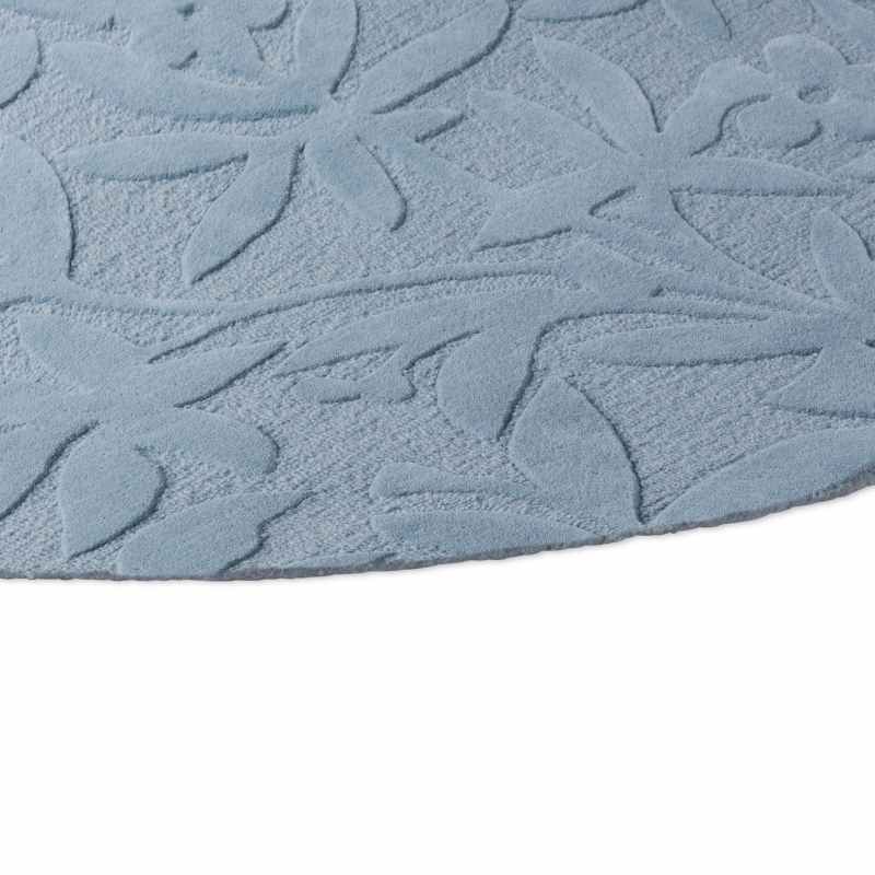 Cleavers 080908 Circle Rug by Laura Ashley in Seaspray Blue