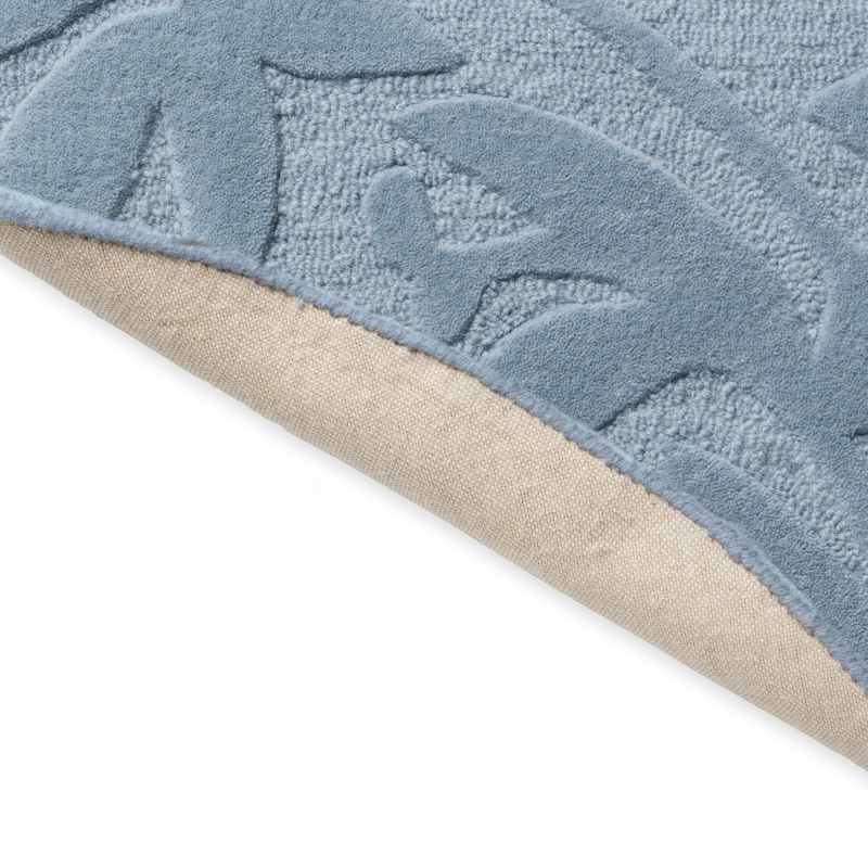 Cleavers 080908 Circle Rug by Laura Ashley in Seaspray Blue