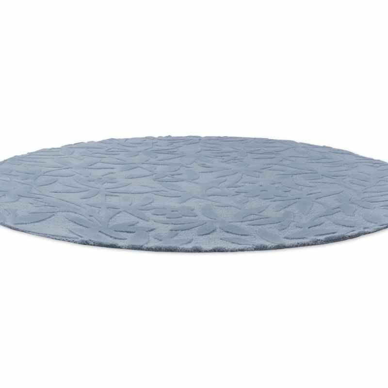 Cleavers 080908 Circle Rug by Laura Ashley in Seaspray Blue