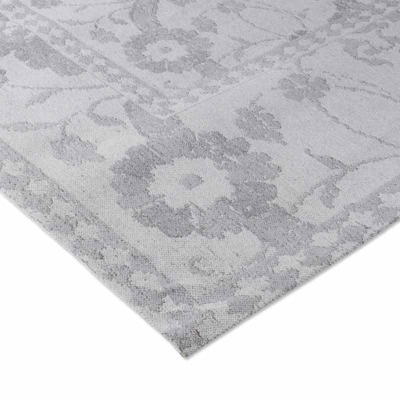 Newborough Jacquard 081604 Rug by Laura Ashley in Steel Grey
