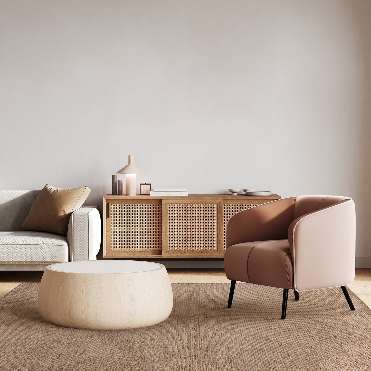 Mulberry Berber Jute Flatweave Rugs in Bronze Brown