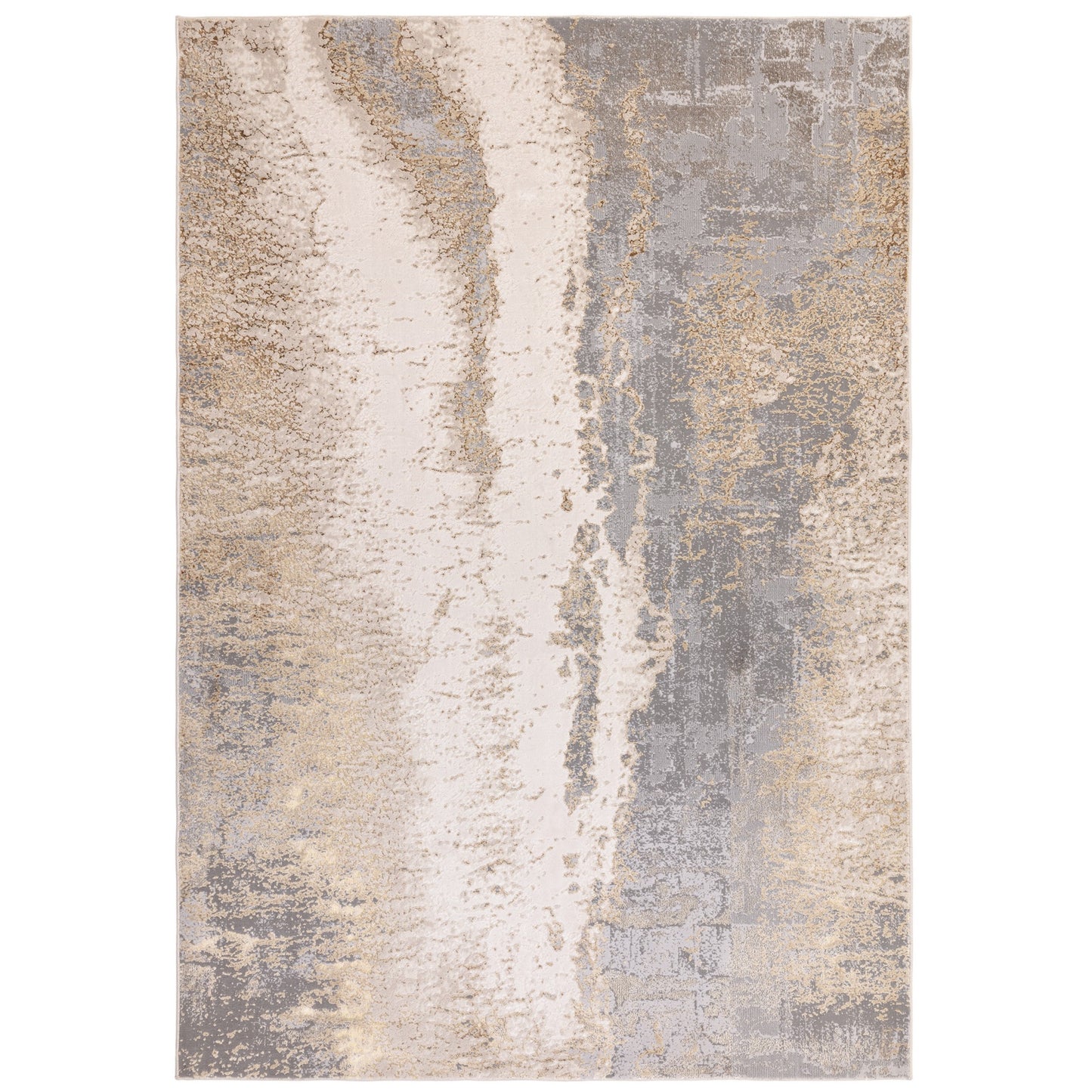 Aurora Cliff AU24 Abstract Marbled Rugs in Grey Silver Grey