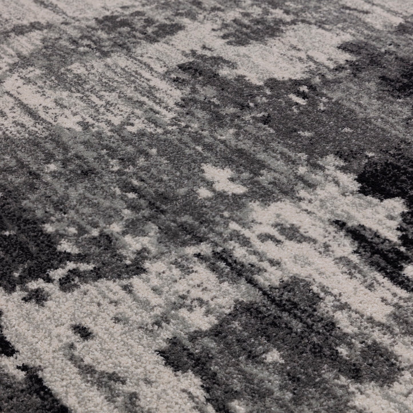 Nova Mirage Abstract NV37 Rugs in Charcoal Grey