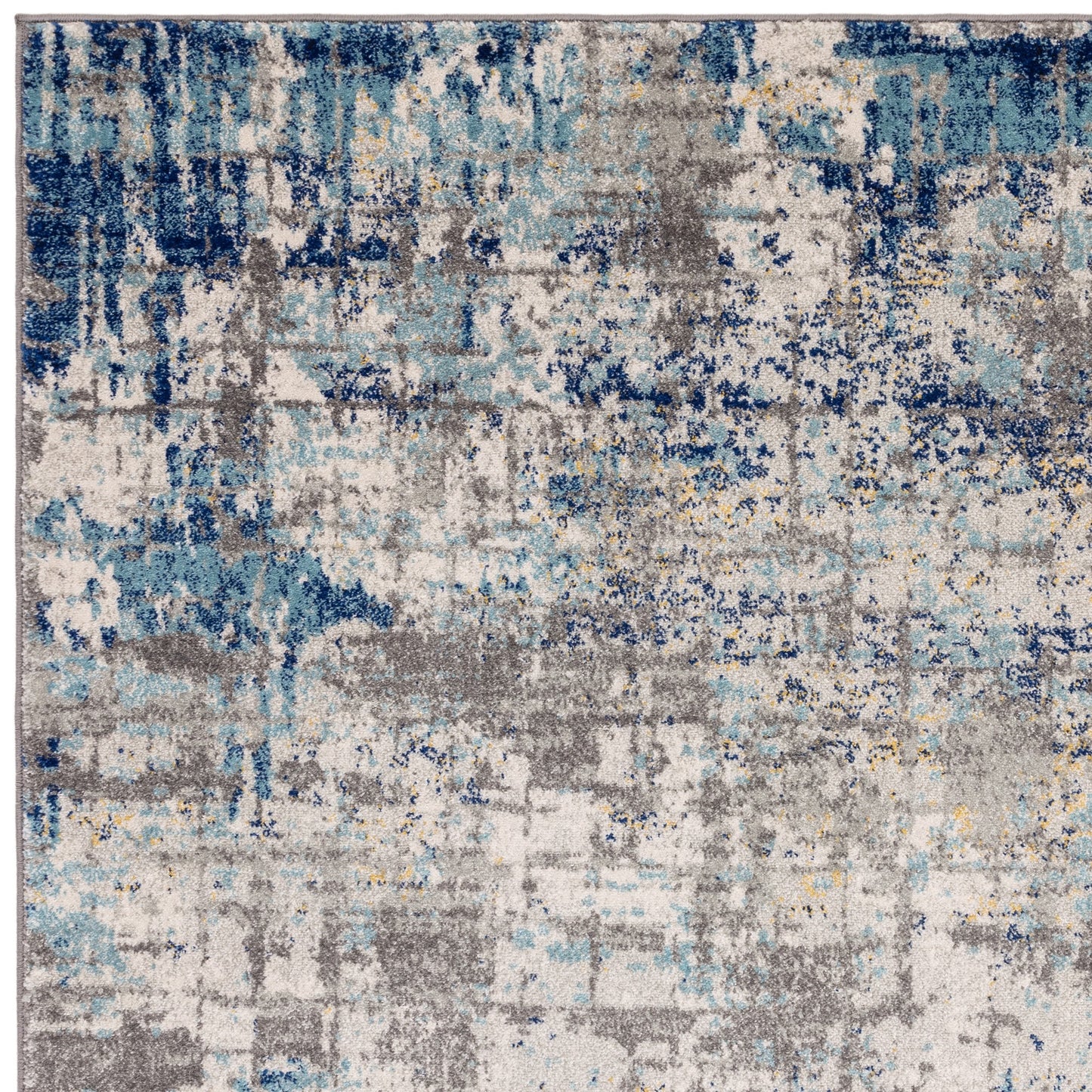 Nova Illusion Abstract NV40 Rugs in Blue