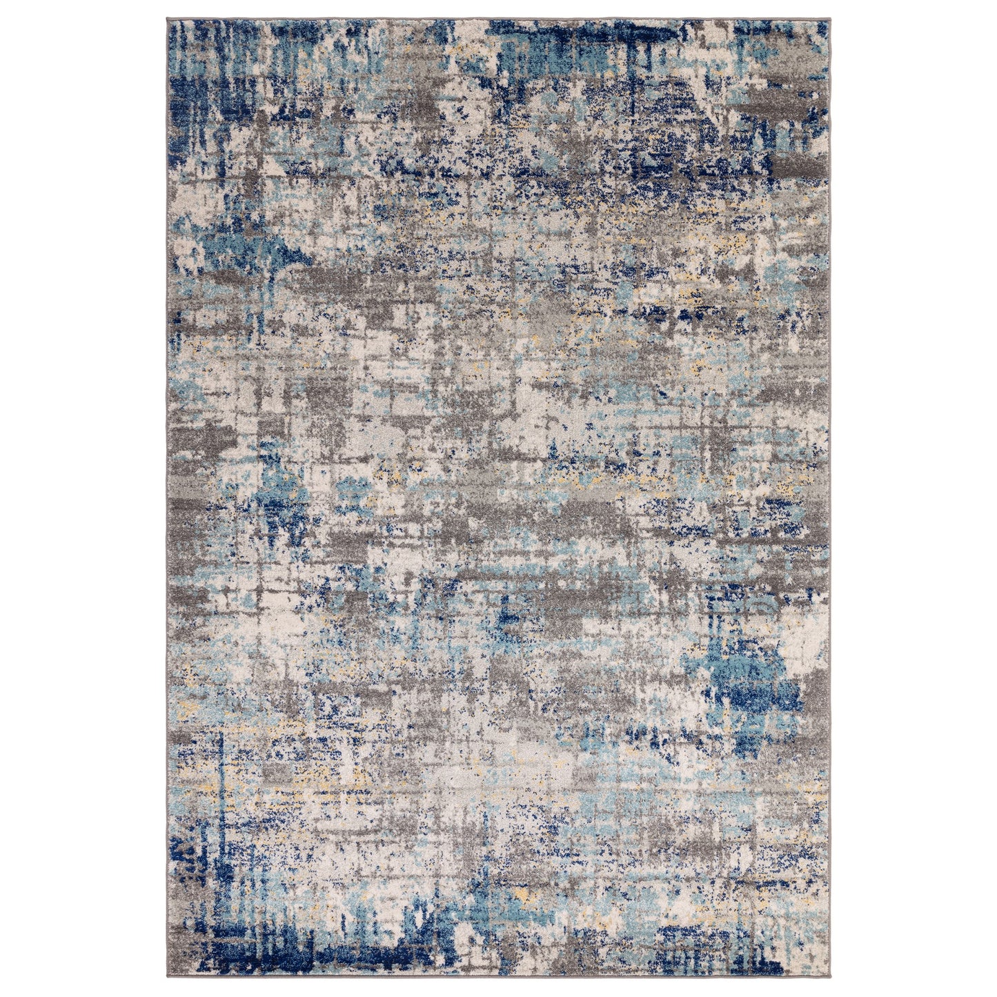 Nova Illusion Abstract NV40 Rugs in Blue