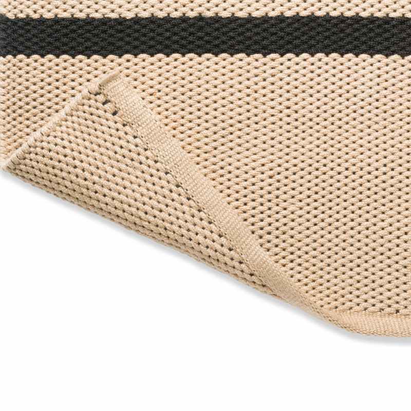 Deck Indoor Outdoor Rug 496805 by Brink & Campman in Charcoal Black