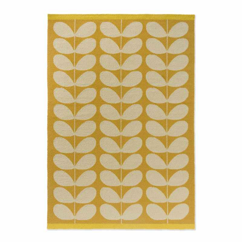 Solid Stem Indoor Outdoor Rug 463606 by Orla Kiely in Sunflower Yellow