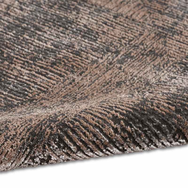 Calvin Klein IRR01 CK024 Irradiant Linear Rug in Black Ivory