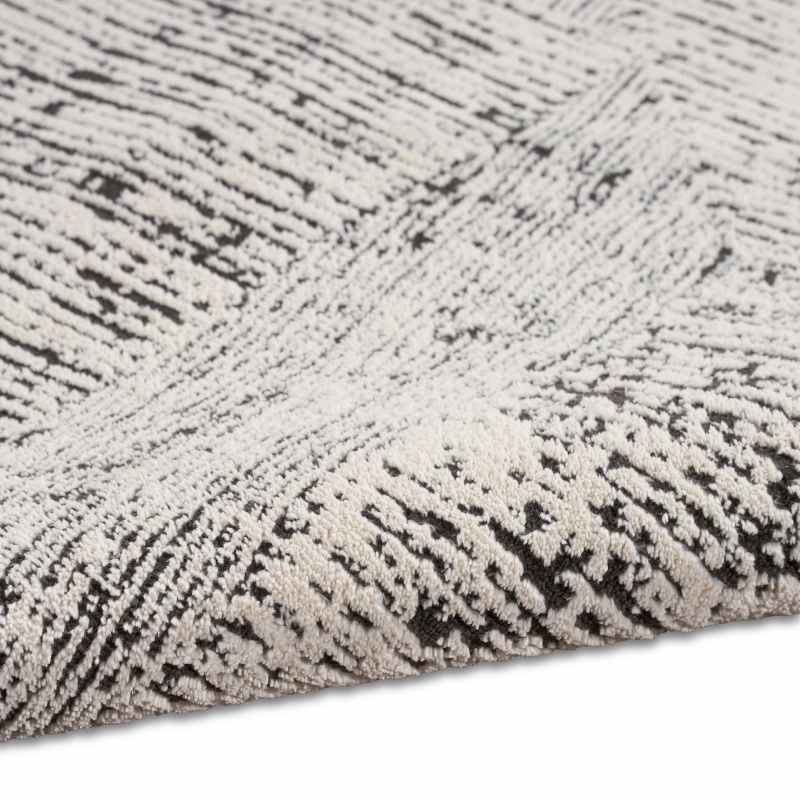 Calvin Klein IRR01 CK024 Irradiant Linear Rug in Cream Black