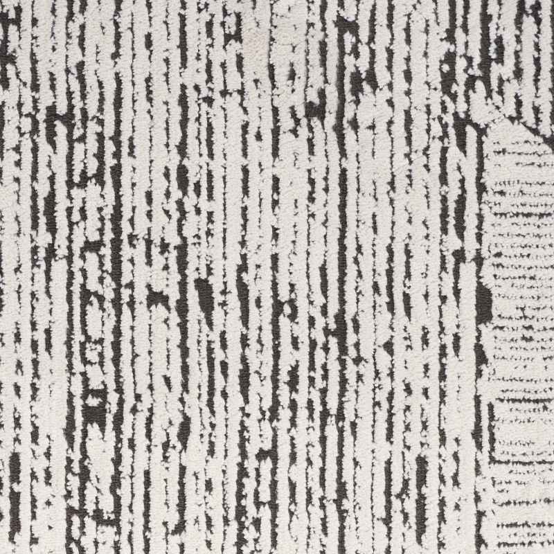 Calvin Klein IRR01 CK024 Irradiant Linear Runner Rug in Cream Black
