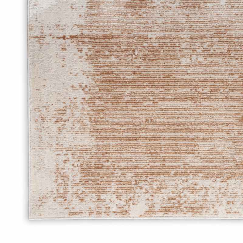 Calvin Klein IRR03 CK024 Irradiant Linear Runner Rug in Rose Gold