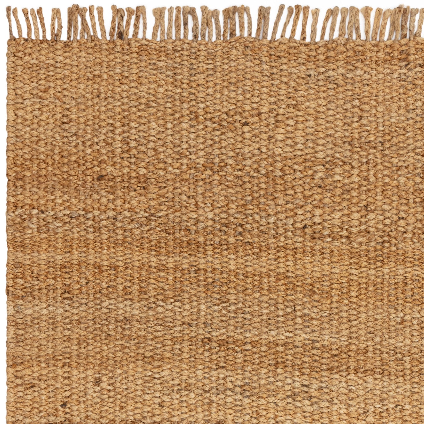Grove Plain Flatweave Hand Woven Jute Rugs in Natural