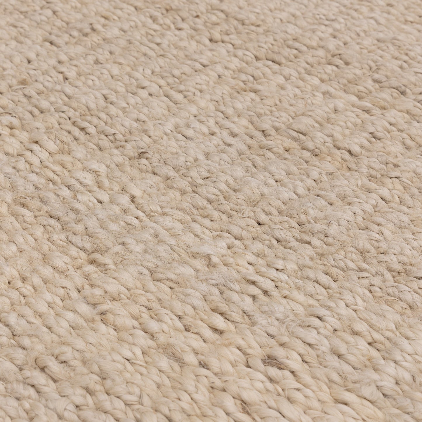 Grove Plain Flatweave Hand Woven Jute Rugs in Sand Beige