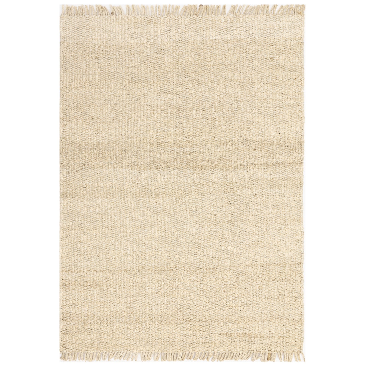 Grove Plain Flatweave Hand Woven Jute Rugs in Sand Beige