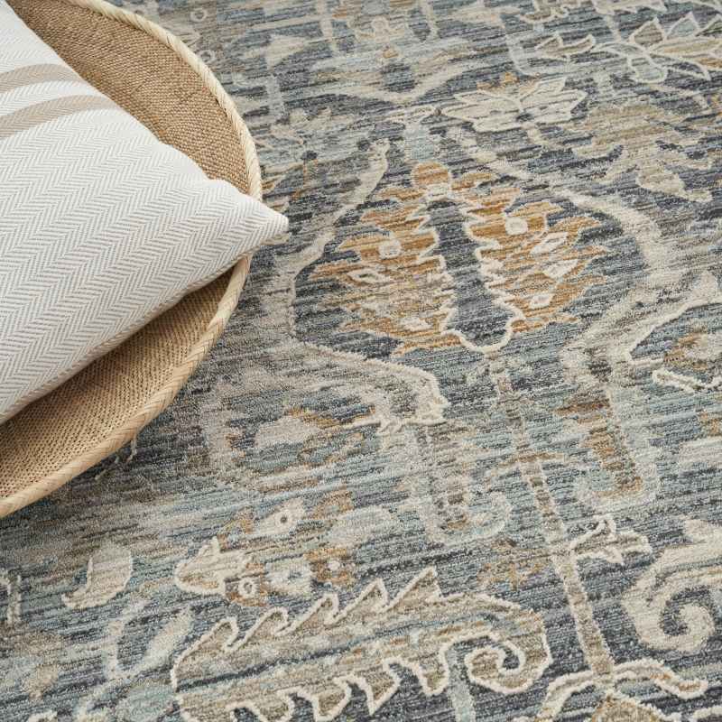 Lynx LNX02 Traditional Rugs by Nourison in Navy Multi