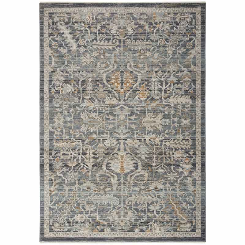 Lynx LNX02 Traditional Rugs by Nourison in Navy Multi