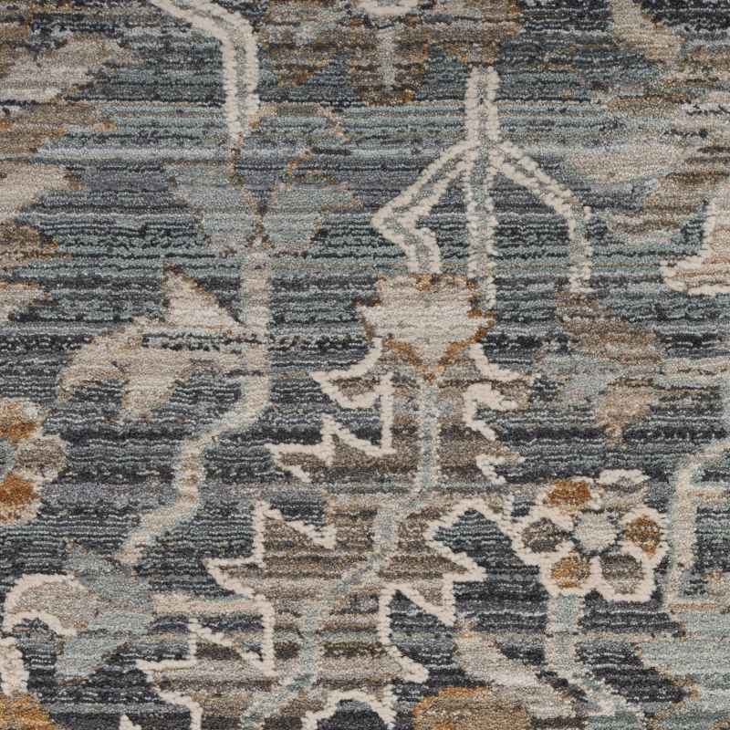 Lynx LNX02 Traditional Runner Rugs by Nourison in Navy Multi