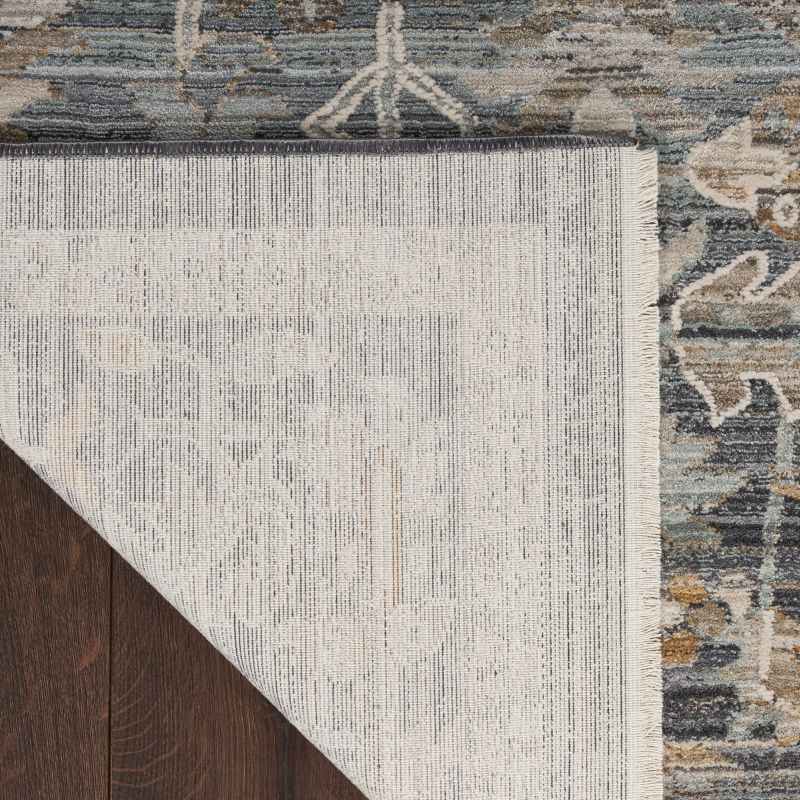 Lynx LNX02 Traditional Runner Rugs by Nourison in Navy Multi