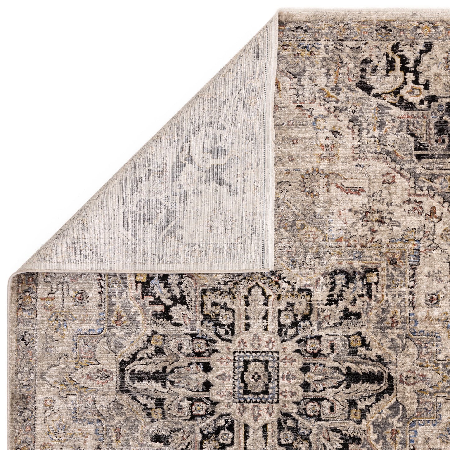 Sovereign Antique Persian Traditional Rugs in Grey Silver