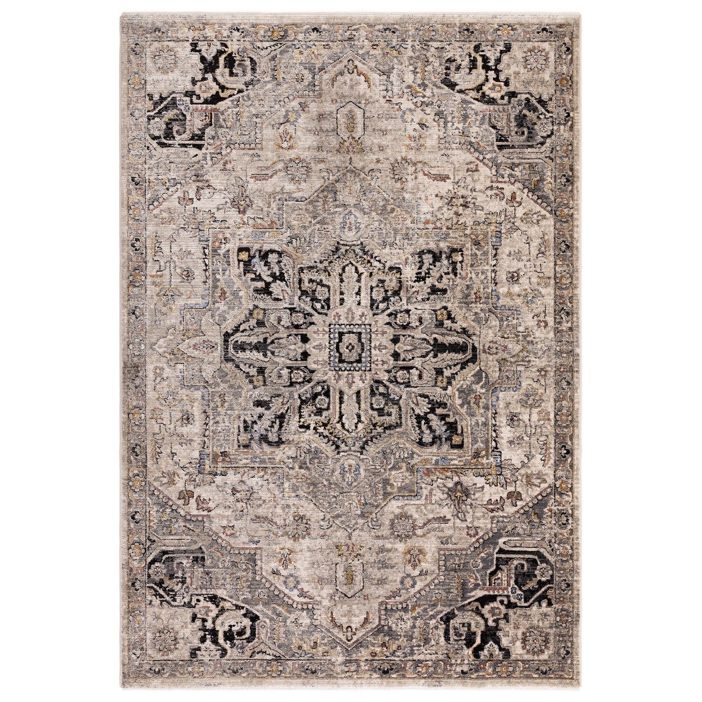 Sovereign Antique Persian Traditional Rugs in Grey Silver