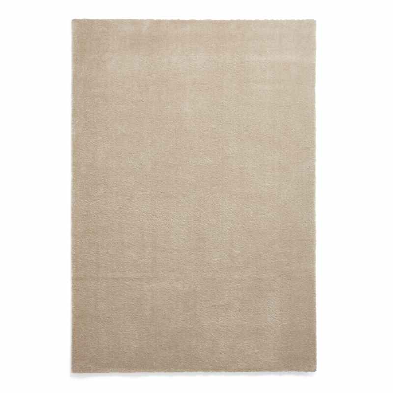Cove Plain Plush Soft Shaggy Washable Rug in Beige