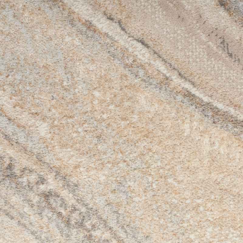 Brushstrokes BSK03 Abstract Rug by Nourison in Cream Grey