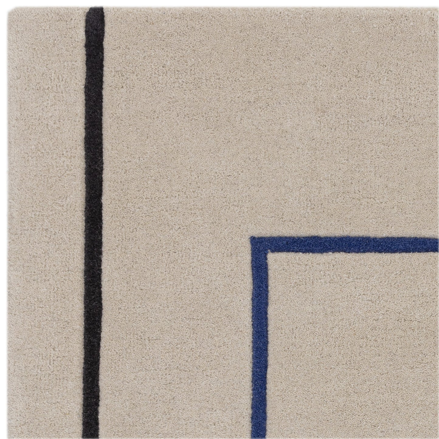 Reef Outline RF19 Modern Geometric Rug in Blue