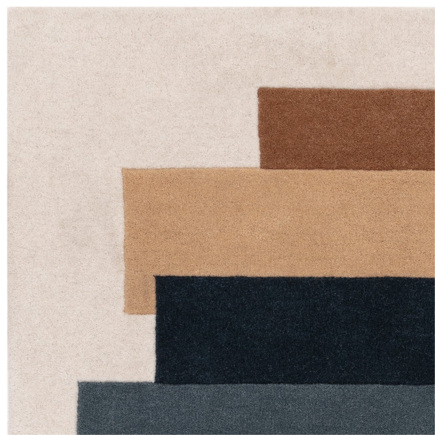 Reef Stacks RF32 Modern Geometric Rug in Green