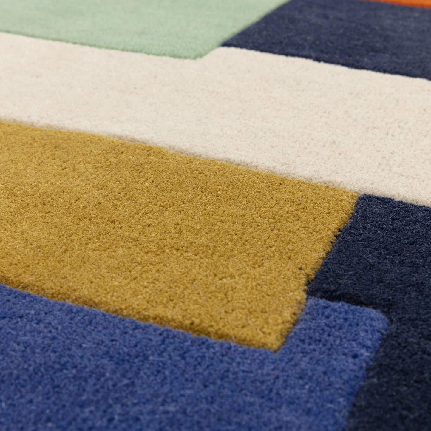 Reef Stacks RF33 Modern Geometric Rug in Multi