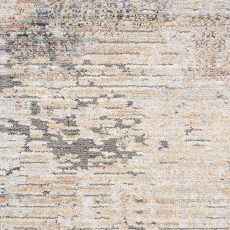 Abstract Hues ABH01 Runner Rugs by Nourison in Beige Grey