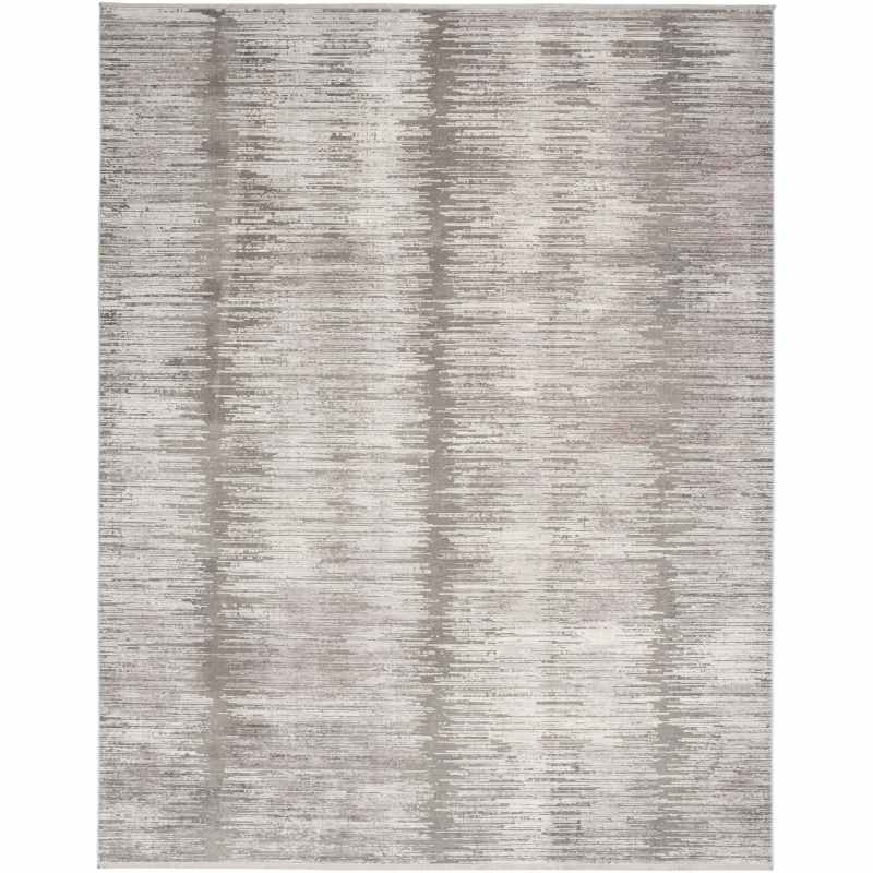 Abstract Hues ABH03 Rugs by Nourison in Grey White