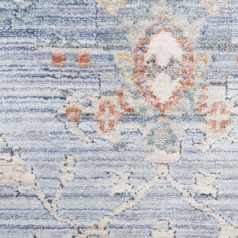 Elegant Heirlooms ELH02 Traditional Persian Rugs by Nourison in Blue Ivory