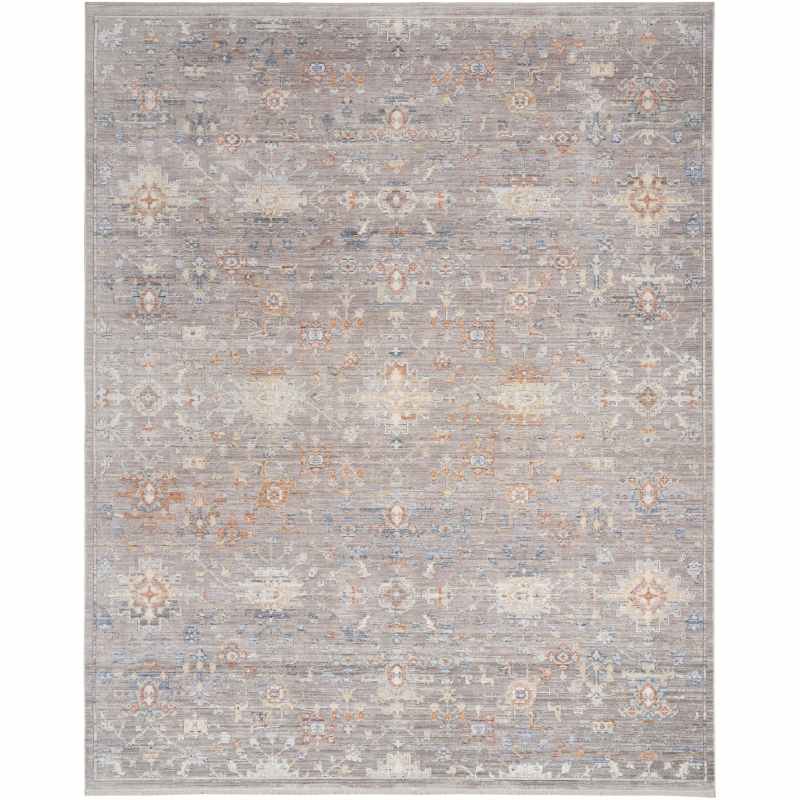 Elegant Heirlooms ELH02 Traditional Persian Rugs by Nourison in Grey