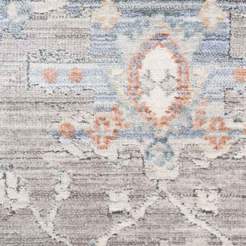 Elegant Heirlooms ELH02 Traditional Runner Rugs by Nourison in Grey
