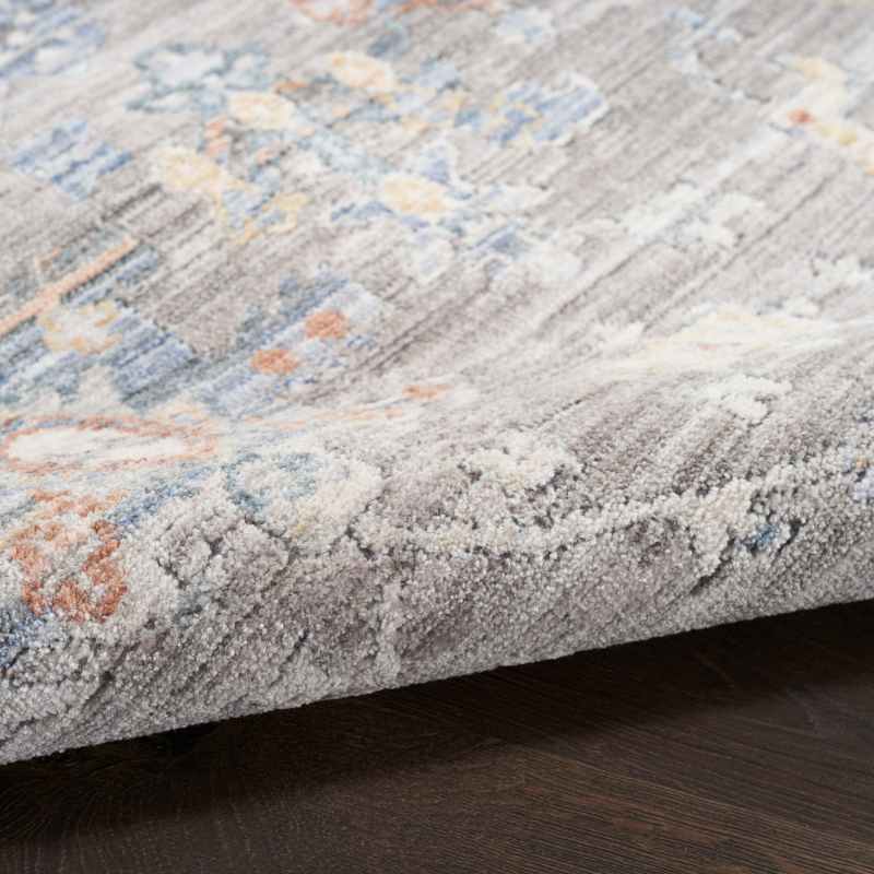 Elegant Heirlooms ELH02 Traditional Runner Rugs by Nourison in Grey