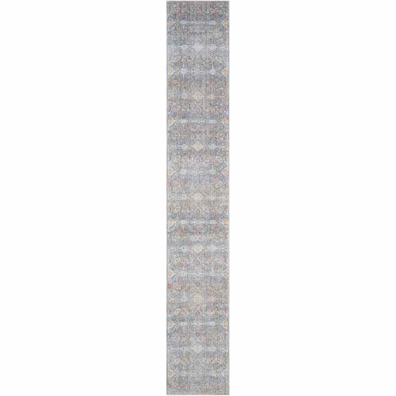 Elegant Heirlooms ELH02 Traditional Runner Rugs by Nourison in Grey