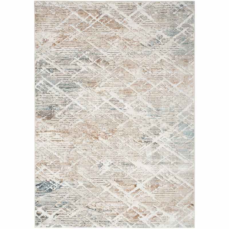 Glitz GLZ11 Abstract Rugs by Nourison in Grey Multi