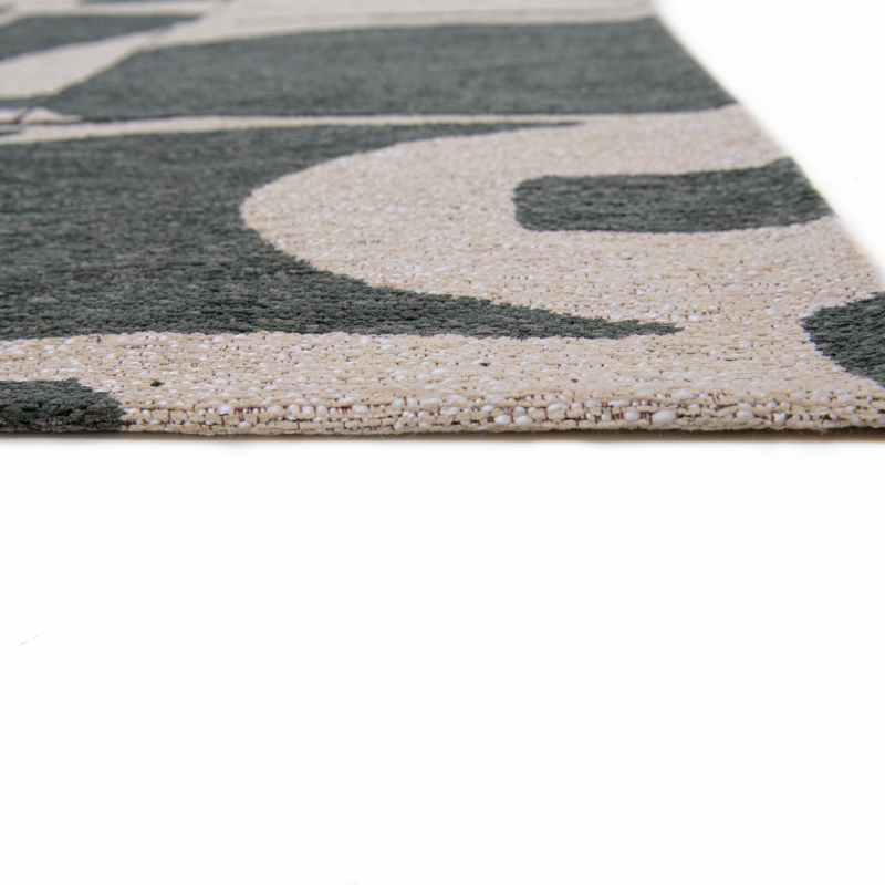 Louis De Poortere Designer Papercut Rugs in 9361 Sea Spray Green