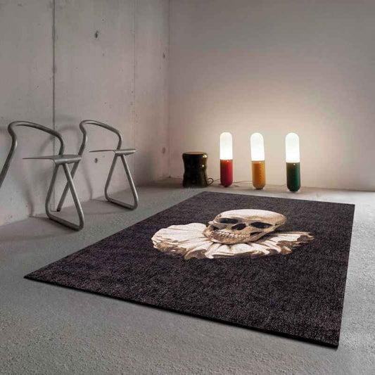 Louis De Poortere Designer Momento Mori Rugs in 9391 Funny Bones