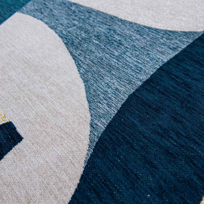 Louis De Poortere Designer Shapes Round Rugs in 9369 Duck Song
