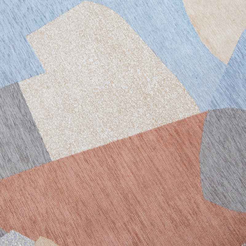 Louis De Poortere Designer Shapes Round Rugs in 9370 Secret