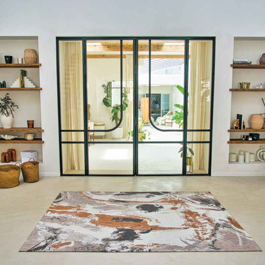 Louis De Poortere Designer Fresque Rugs in 9344 Middle Of